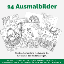 Lade das Bild in den Galerie-Viewer, Herbst-Paket für Kinder (digitaler PDF-Download)
