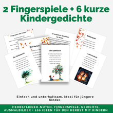 Lade das Bild in den Galerie-Viewer, Herbst-Paket für Kinder (digitaler PDF-Download)
